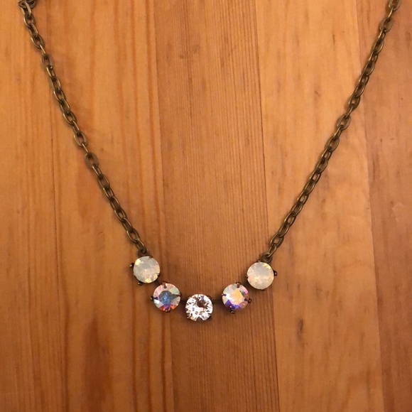 Aurora Borealis + Opal Crystal Necklace - Picture 16 of 16